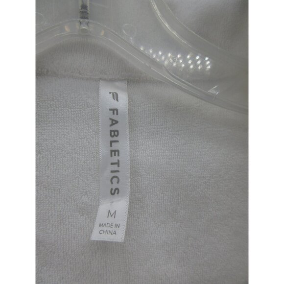 Fabletics Shirt Medium Island Terry Cloth Boxy Shirt Button Up NWT * - Picture 10 of 13